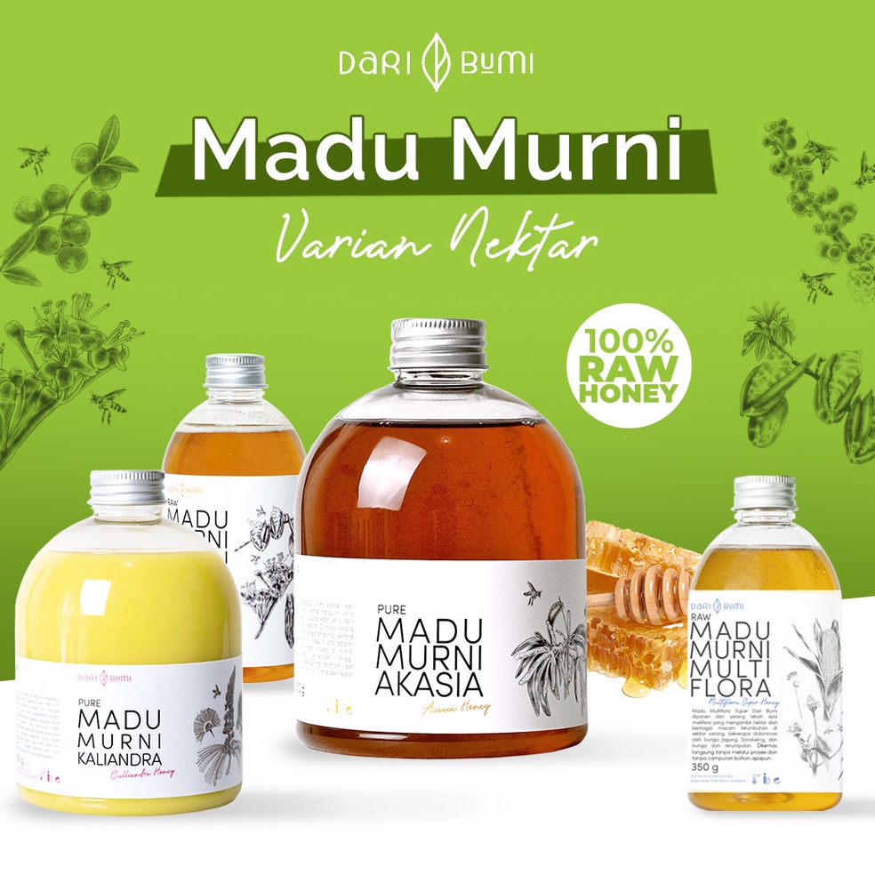 

Diskon Dari Bumi Madu Murni Asli Varian Raw Honey F78
