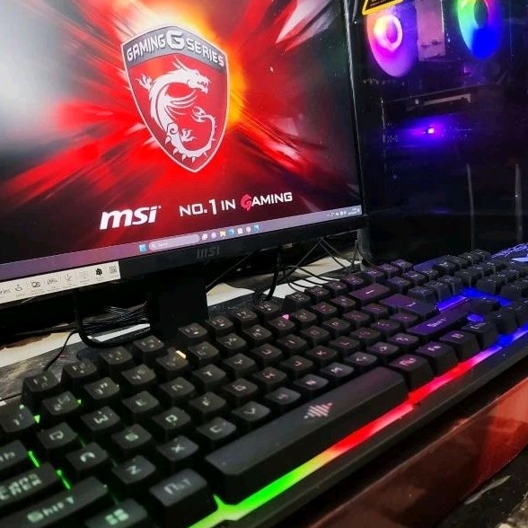 Promo Paket Cpu Komputer Gaming Core i5 Monitor Msi