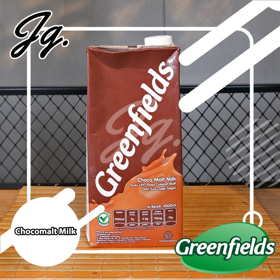 

Susu UHT Greenfield CHOCOLATE 1000 ml 1 Lt 1 L Coklat Seliter