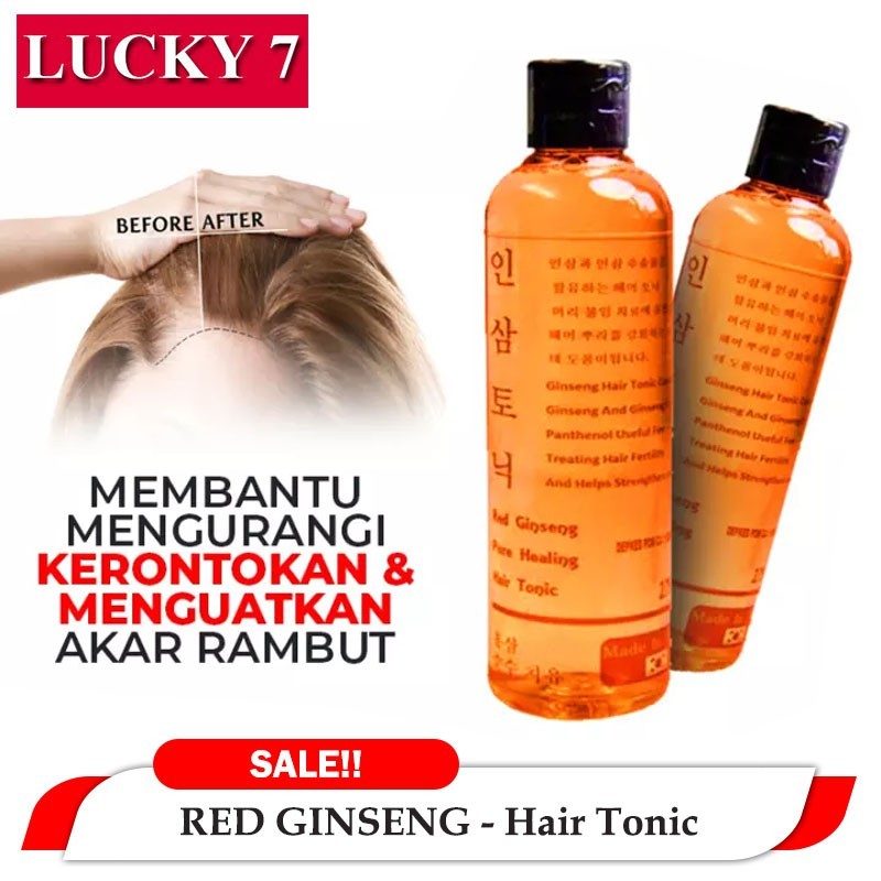 RED GINSENG HAIR TONIC ORIGINAL / Tonic Penumbuh Rambut dan Mencegah Kerontokkan