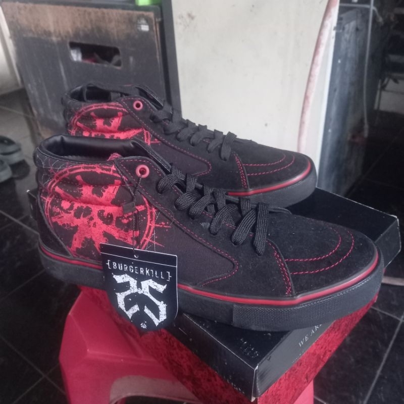 burgerkill x saint barkley shoes