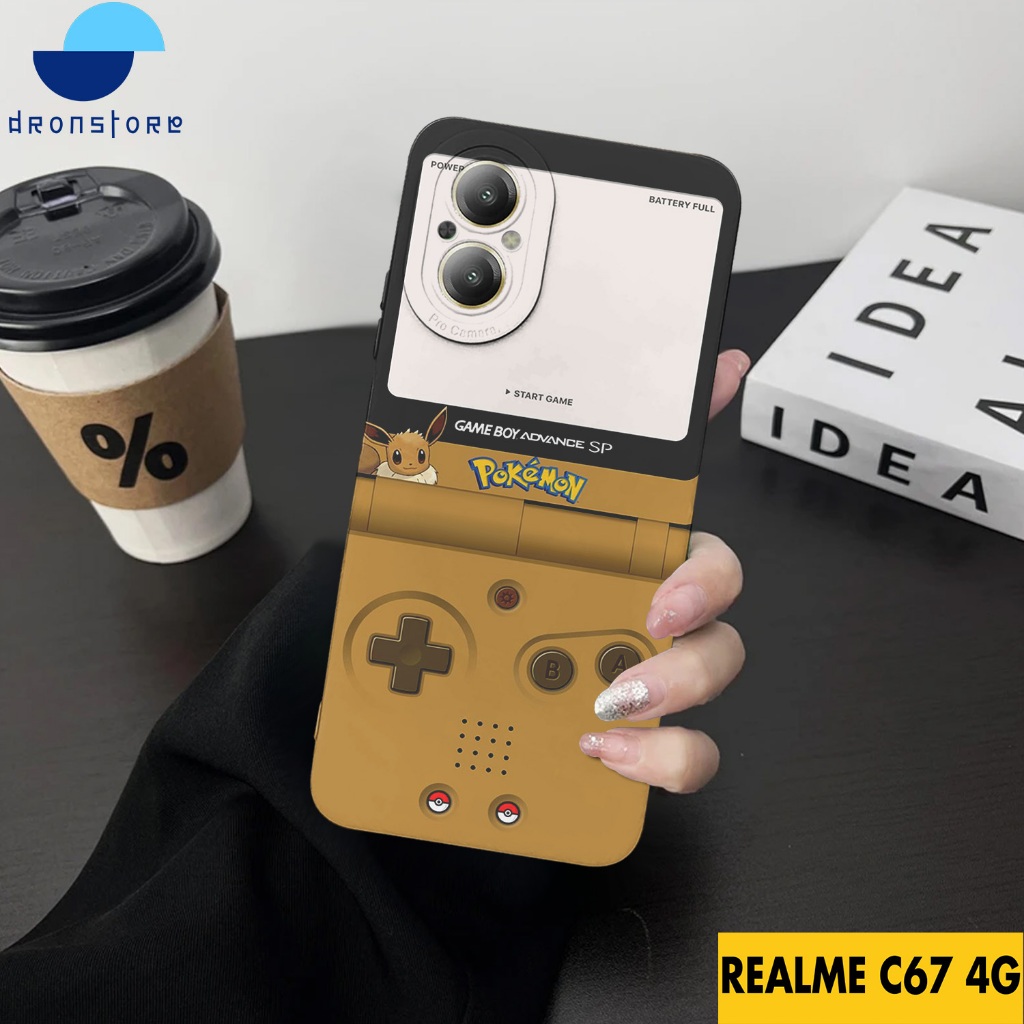 CASE REALME C67 4G MOTIF GAMEBOY - 56 - SOFTCASE HARDCASE PROTECT CAMERA PELINDUNG BELAKANG HANDPHON