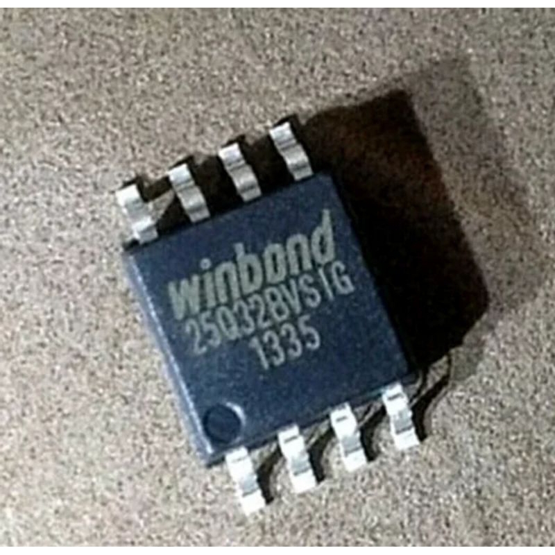 Ic spi flash eeprom memori TV Sharp 24 - 32 - 40 - 42 inch tinggal pasang