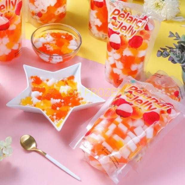 

Jelly Pelangi Bentuk Motif /Jeli Rasa Buah Leci 500 Gr