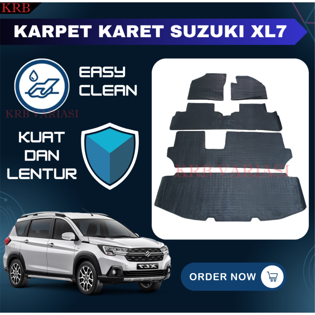 Karpet Karet Lantai Mobil Suzuki XL7 1 Set Fullset Karpet Berkualitas Suzuki XL7 Karpet Xl 7
