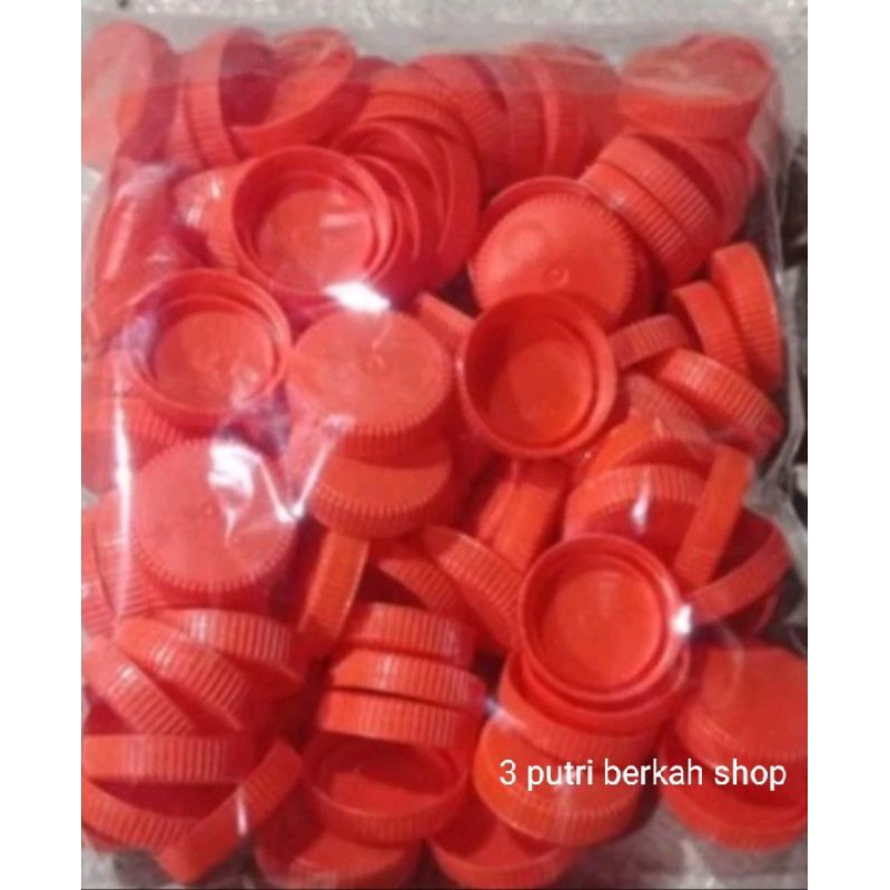 tutup botol bekas cleo 600ml cuci bersih 100 pcs