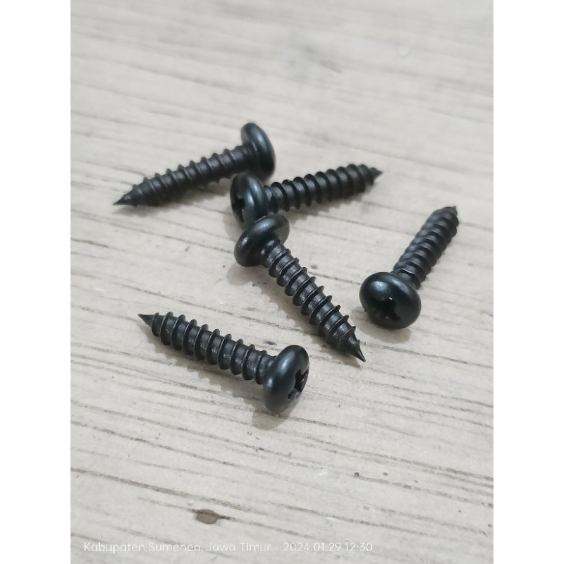 Baut transistor final hitam (50pcs)