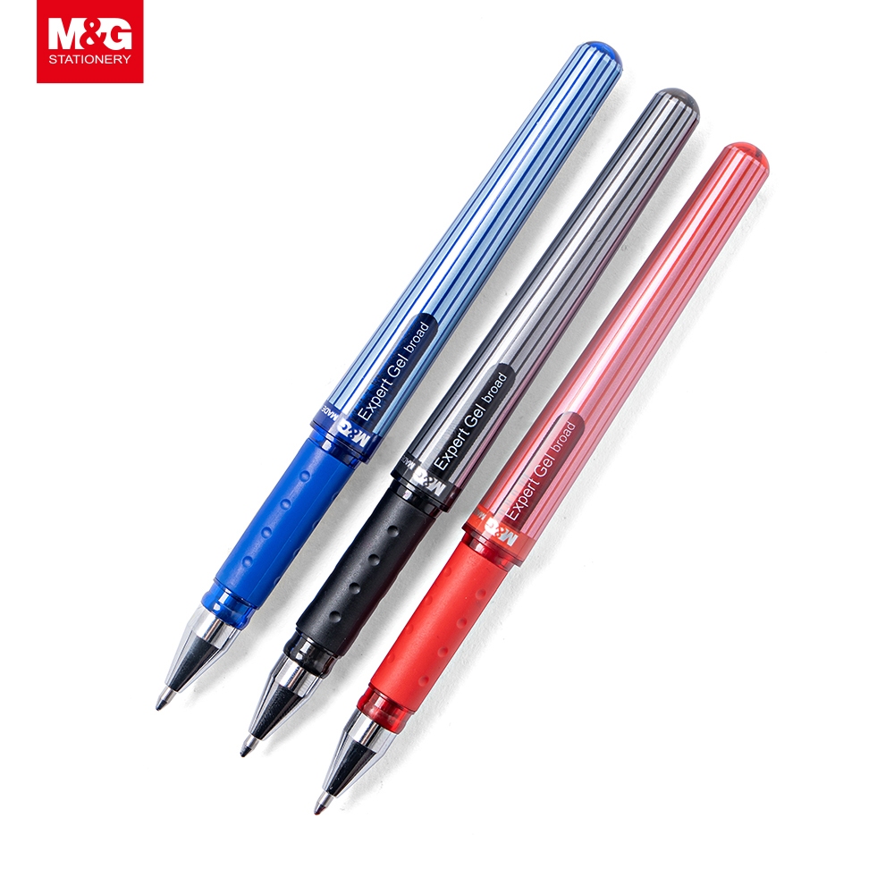 

Pulpen M&G Stick Expert Gel Pen 1.0mm AGP13672 Ballpoint Pena Bolpen 12pcs