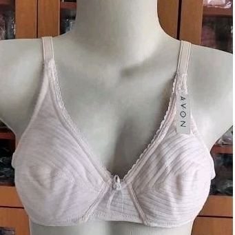 bra wanita kaos katun  tanpa kawat inggrid,  merk avon harga batam