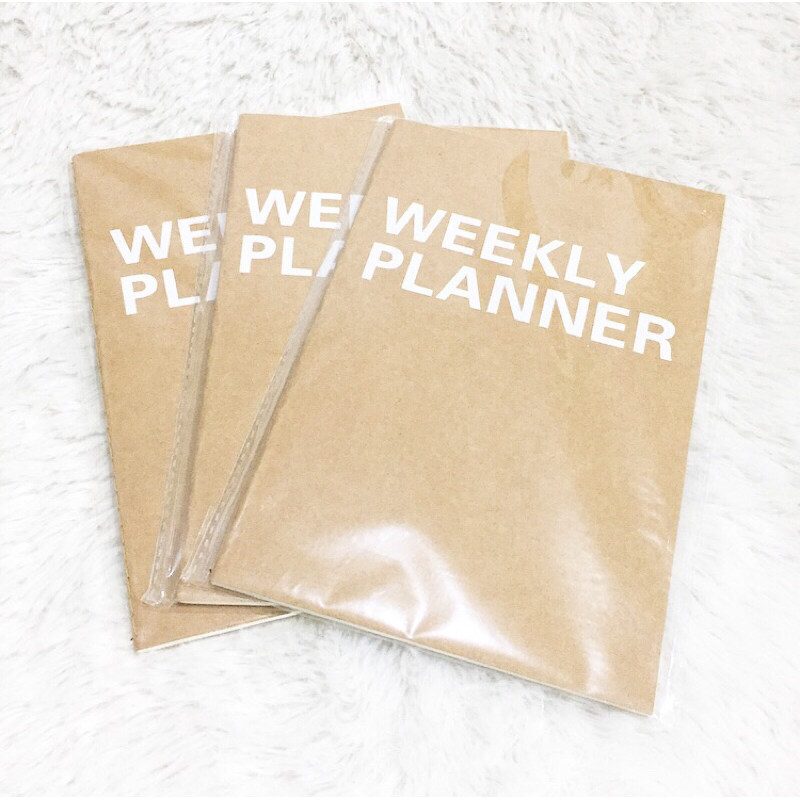 

Agenda Diary Weekly Monthly Daily Planner Catatan Harian Planning Notes Kraft Paper