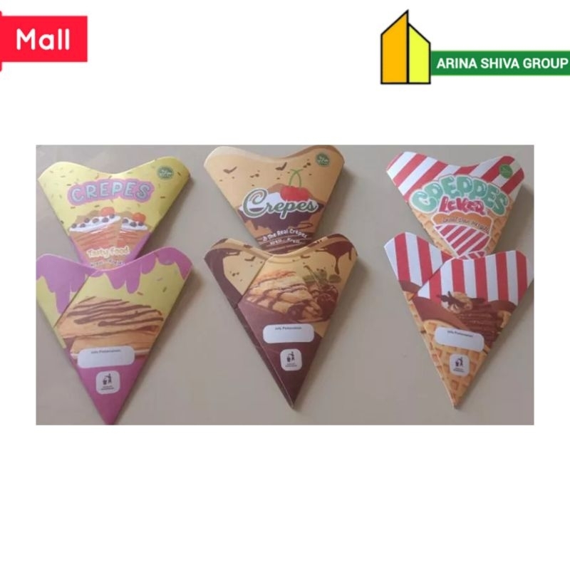 

[PAKET USAHA] 400 LEMBAR KEMASAN CREPES LIPAT JUMBO BAHAN DUPLEK PUTIH SUPER QUALITY | KERTAS LEKER KREPES CRISPY HIGH QUALITY | BOX LEKKER WAFFLE CROFFLE MURAH PRODUK TERBARU | TOKO KEMASAN ONLINE | TOKO ANEKA KEMASAN OFFICIAL | SHIVACORP 2002