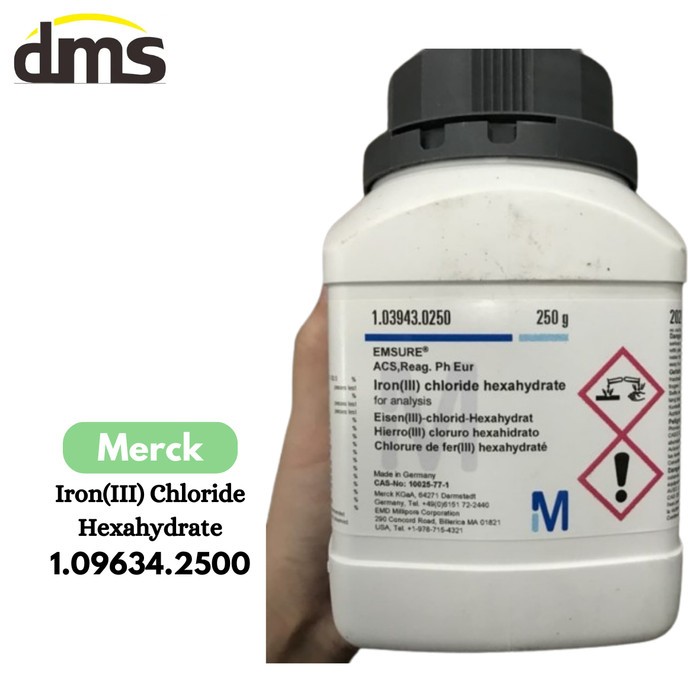 Iron (III) Chloride Hexahydrate 1.03943.0250 Merck