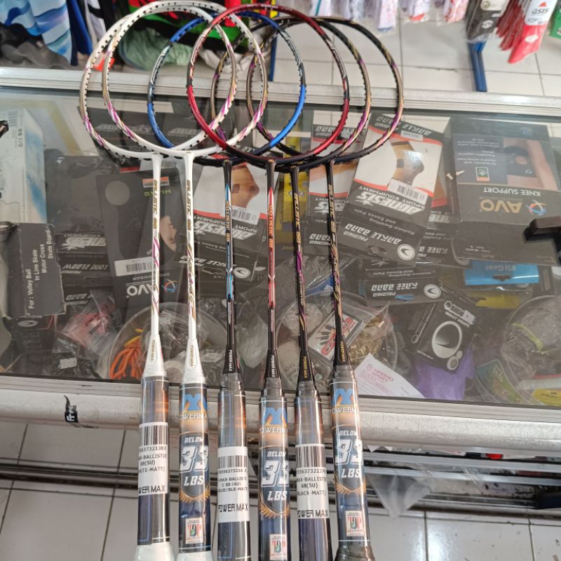 OBRAL Raket Badminton Powermax 33 LBS Powermax Balistic 88