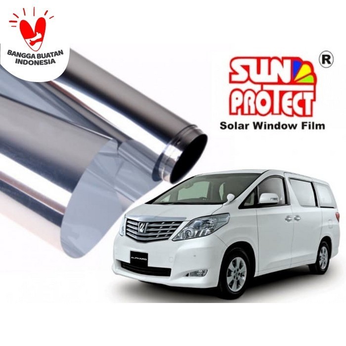 Stiker Kaca Film Silver Anti Gores SUNPROTECT / KTT SPARTA  [Per-50Cm]