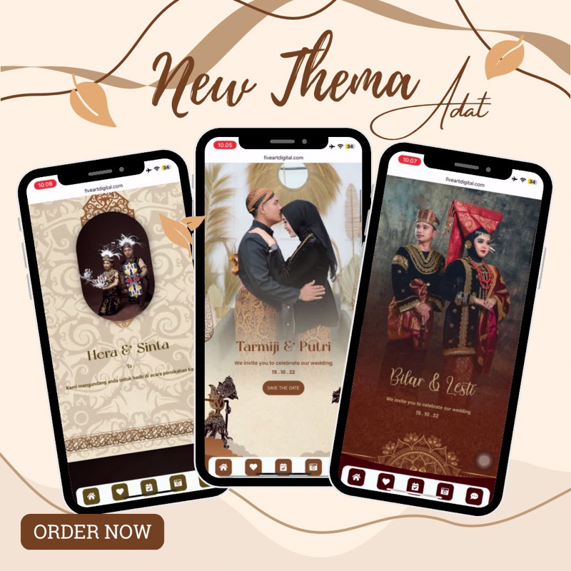 Undangan Digital Website Adat