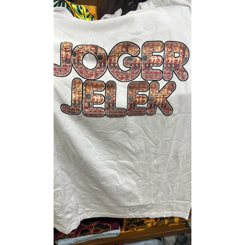 kaos TULISAN joger jelek sablon lebih bagus