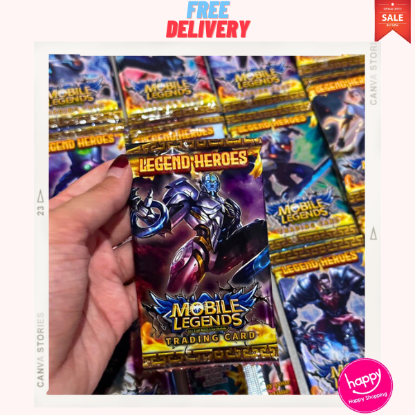 ❤[PROMO MURAH]❤ Kartu Foil  MOBILE LEGEND Mainan Anak Voil Card Karakter/ TERLARIS Trading Card Game