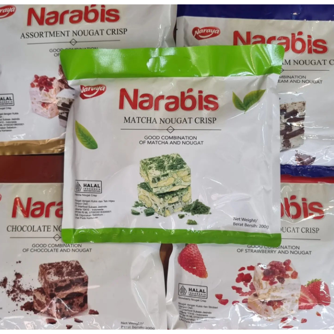 

TERLARISS !! Naraya Narabis 200g Cookies Nougat Crisp