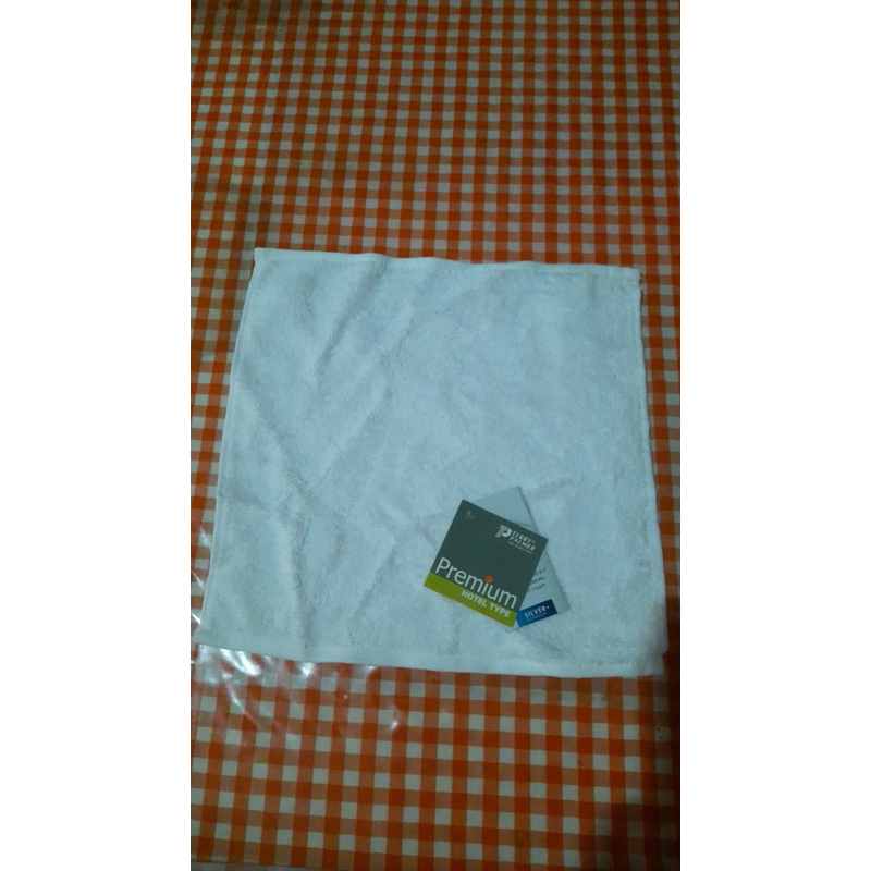 Handuk Wajah Terry Palmer 30x30 cm Warna Putih White Face Towel Hotel Terry Palmer 30 x 30 cm