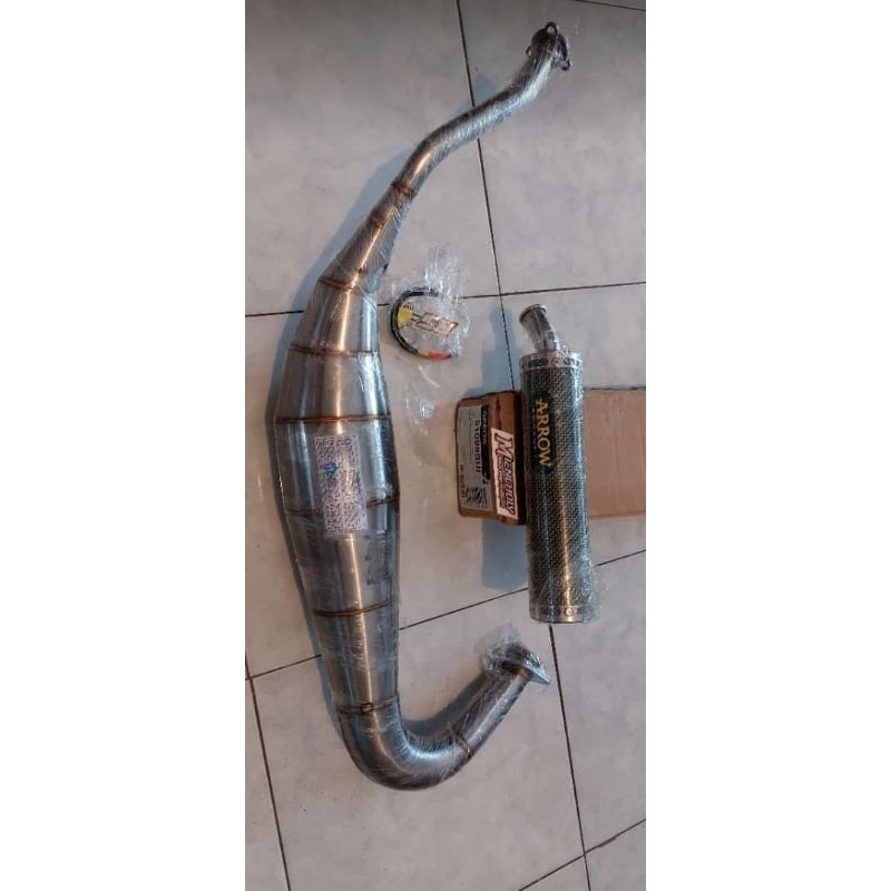 PERUT KNALPOT CHAMBER RS1 NINJA R RR STAINLESS