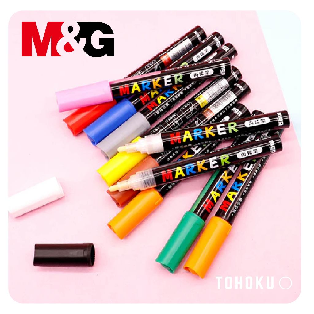 

M&G - Spidol Akrilik | Acrylic Marker Spidol Kaca Spidol Segala Permukaan MNG