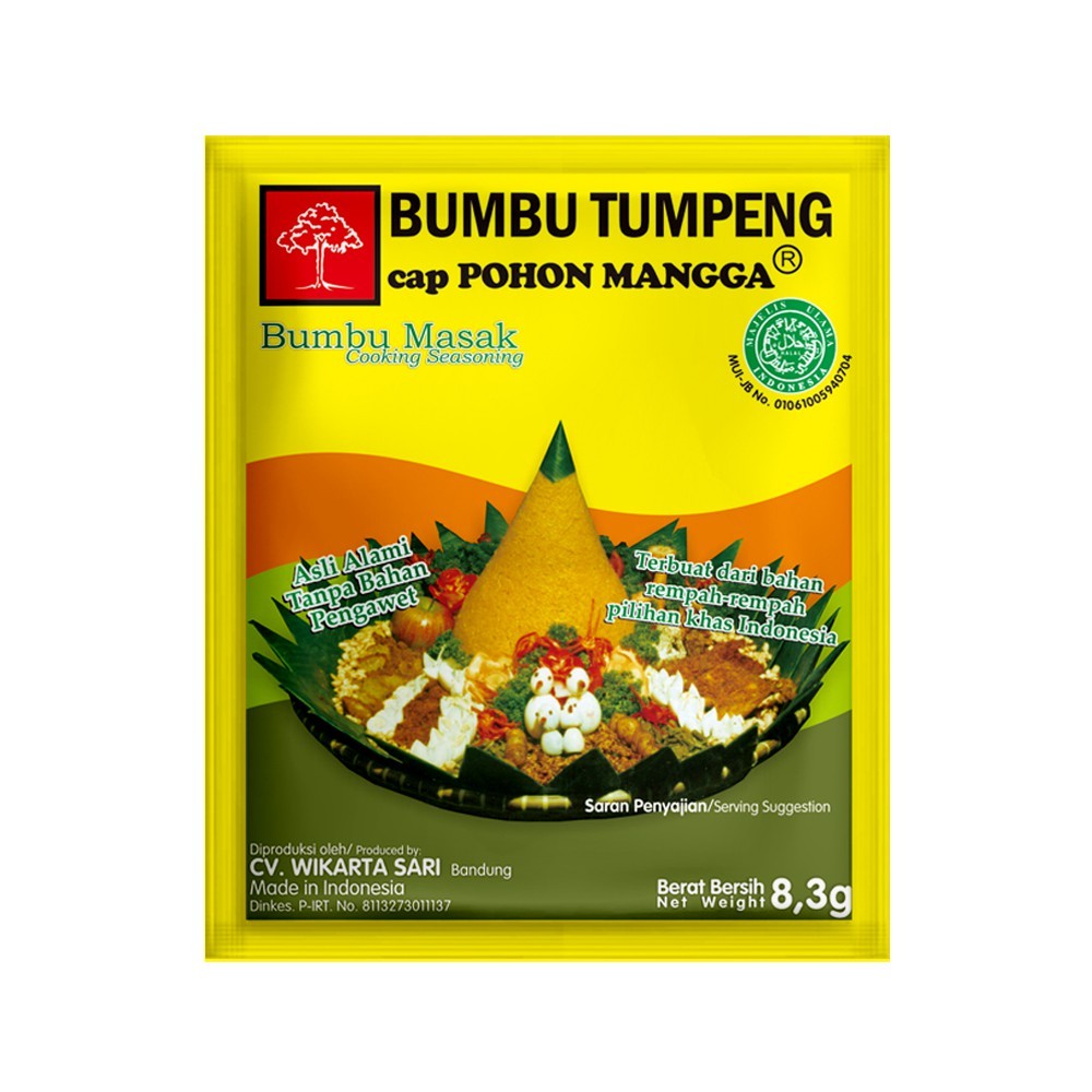

Bumbu TUMPENG INSTAN Kemasan Hemat Bumbu Masak Dapur Cap Pohon Mangga - Pomang