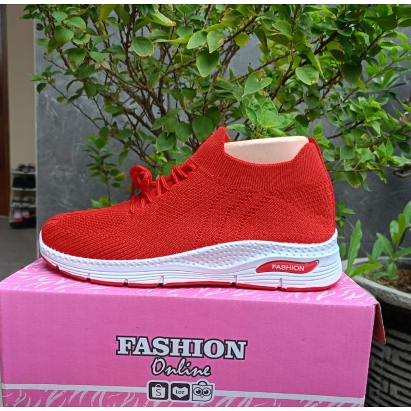 SEPATU CEWEK/SEPATU IMPORT/SEPATU RAJUT/SEPATU BELBE OBRAL