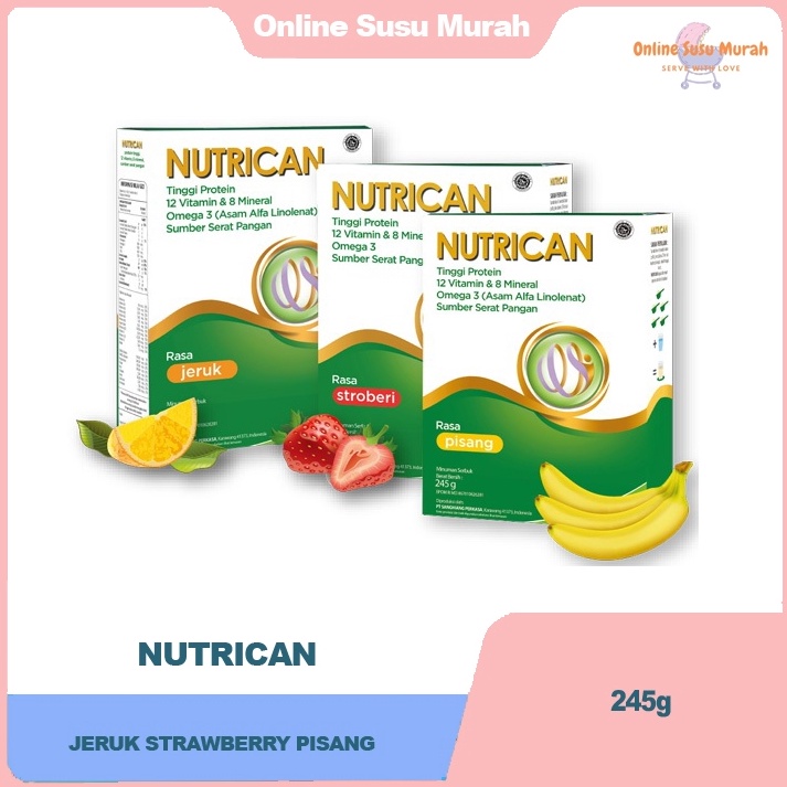 

ART Q77C NUTRICAN SUSU TINGGI PROTEIN NUTRISI KHUSUS PASIEN KANKER 245 GRAM