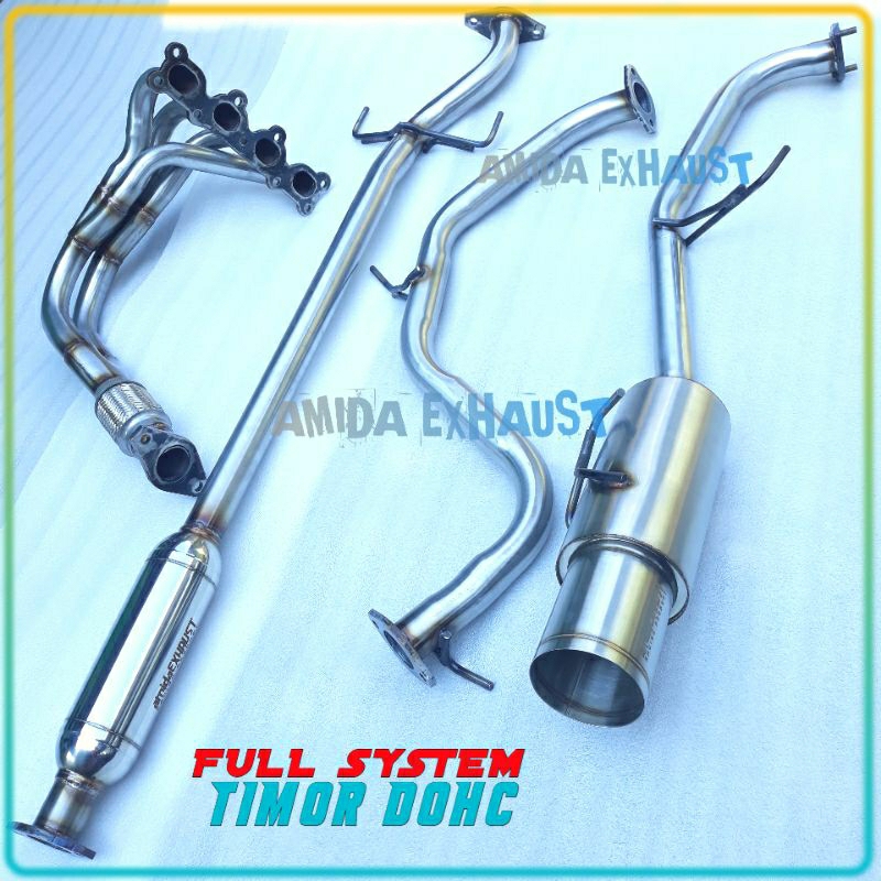 Knalpot Mobil Full System Timor DOHC / Fullset Timor Plug and Play