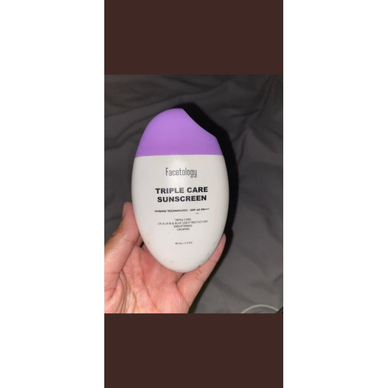 sunscreen facetology preloved