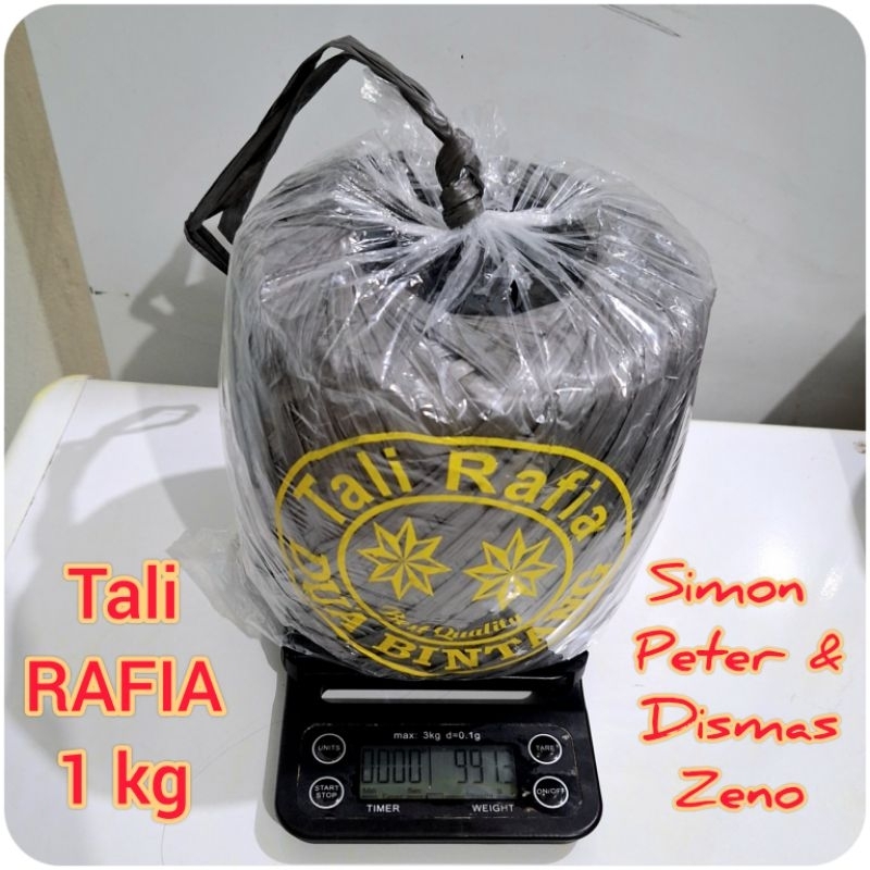 

TALI RAFIA HITAM 1 KG 1kg 1 Roll Kualitas Terjamin Tebal Anti Putus Rapia Rapiah Besar