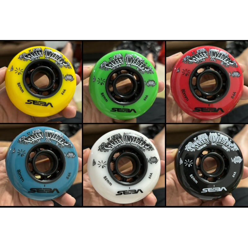 SEBA STREET INVADERS 80MM/84A SKATE WHEELS