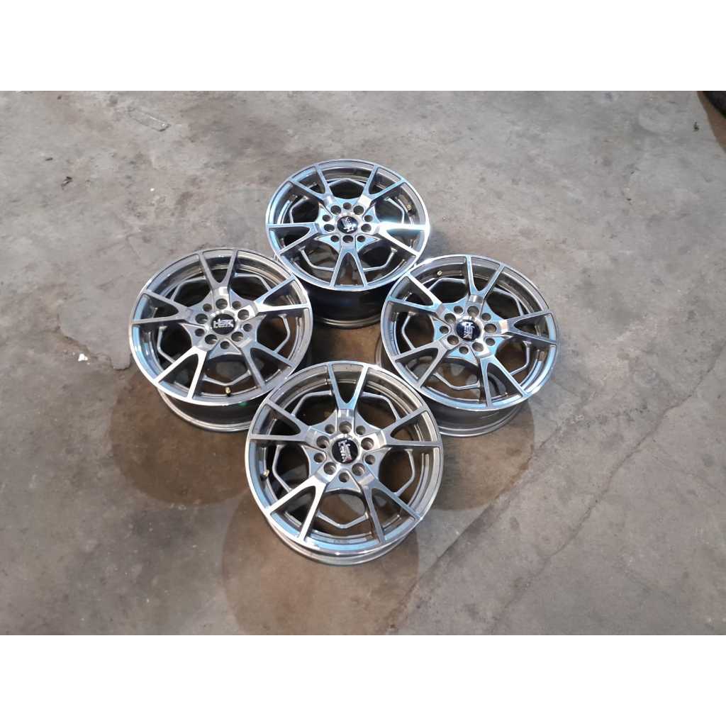 VELG MOBIL BEKAS SEKEN HSR EXIMIUS  RING 15 LEBAR 6,5 5X100-5X114 ET 42 VELG UNTUK MOBIL AVANZA XENI