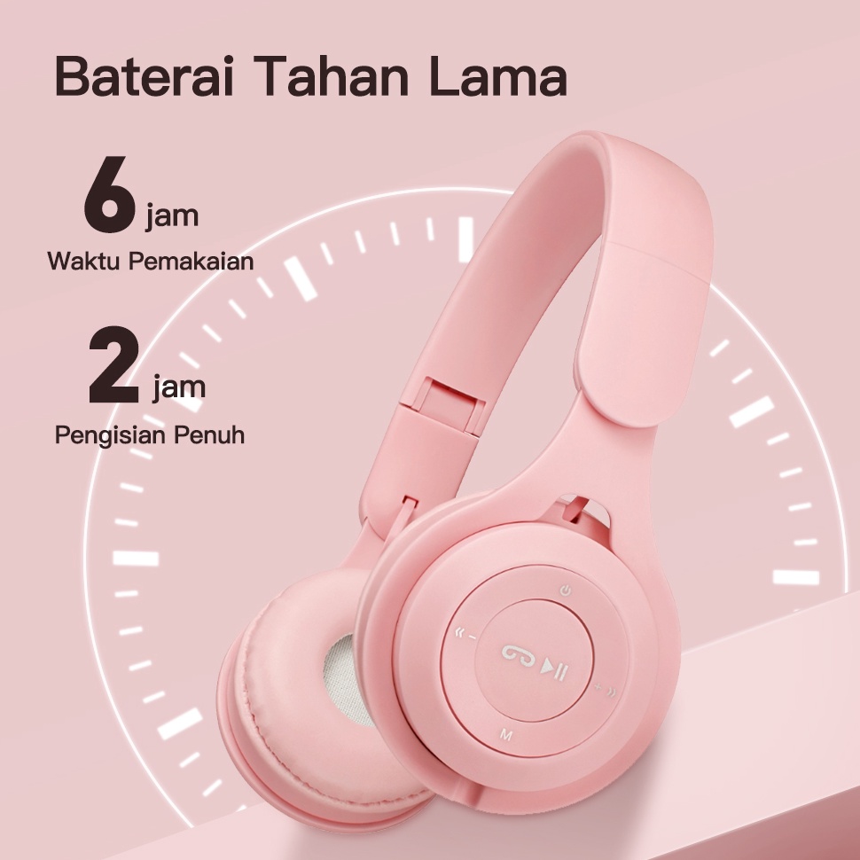 SALEE ECLE Y8 Headphone Bluetooth Wireless Headset Bluetooth Noise Reduction HiFi Stereo Powerful Ba