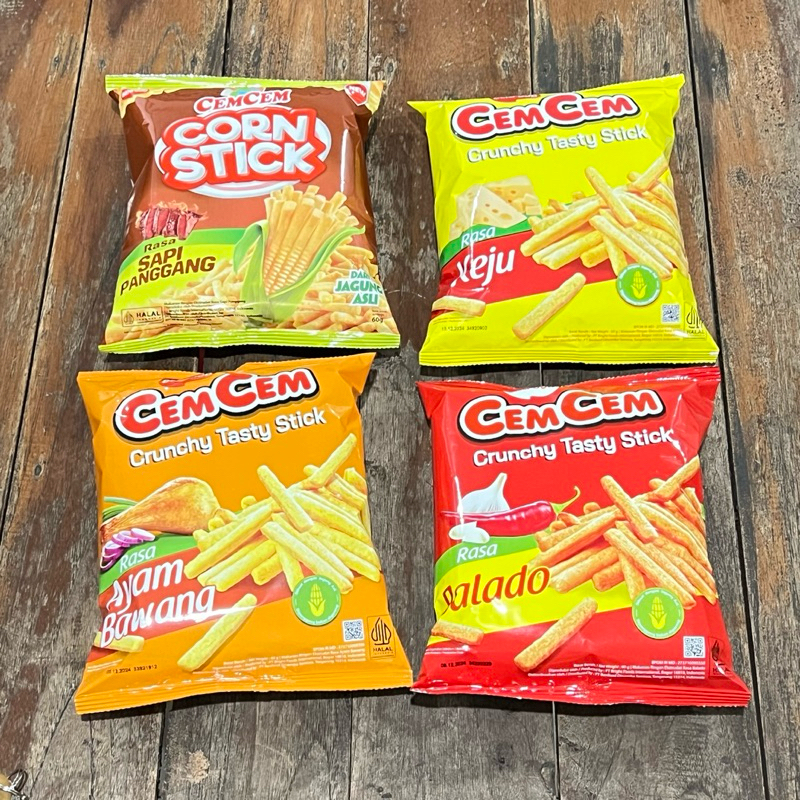 CemCem snack 60gr sapi ayam keju balado