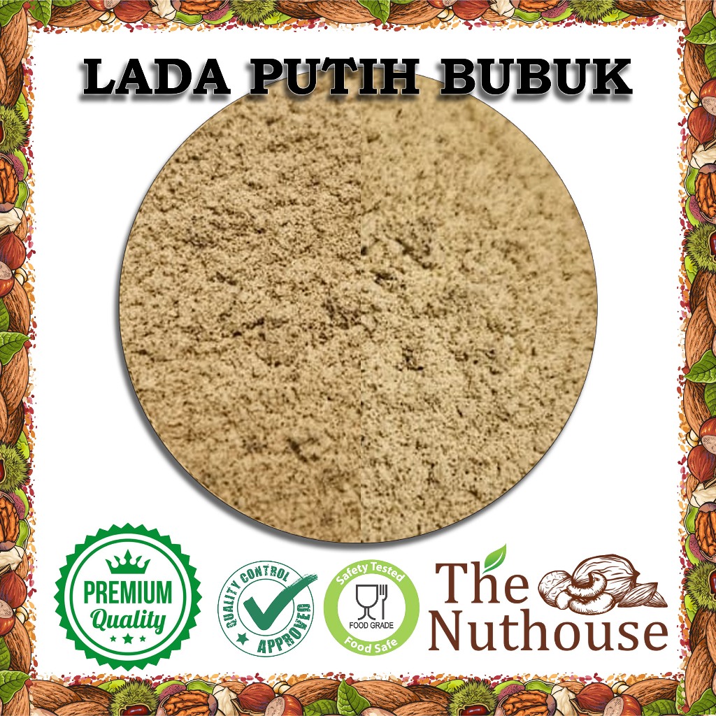 

100gr Lada Putih Bubuk Murni / Pure White Pepper Powder [Premium / Standard / Ekonomis]