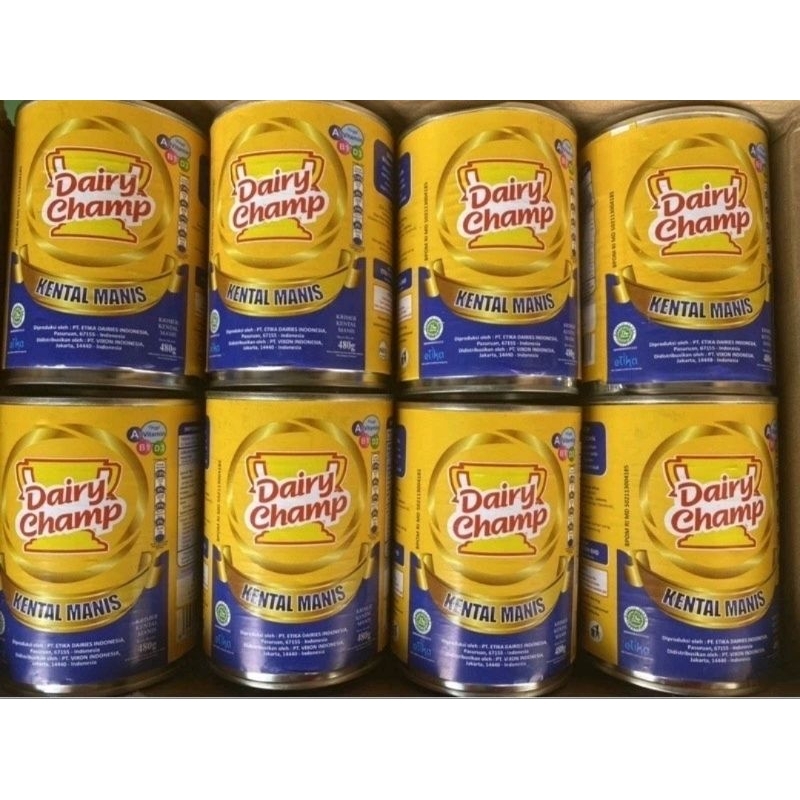 

Susu Kental Manis Dairy Champ 480gram