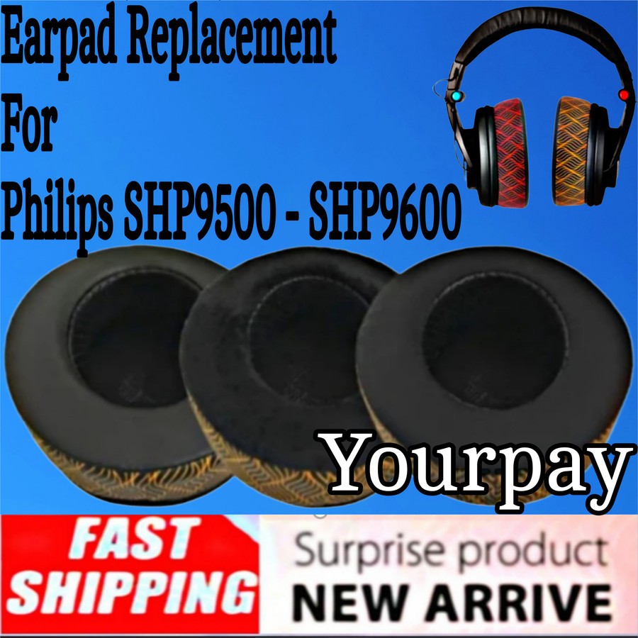 Earcup Busa Earpad Headphones Philips SHP9500 SHP9600 SHP 9500 9600 SHP-9500
