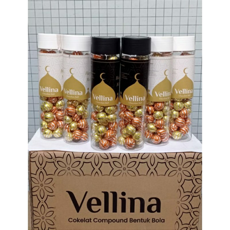 

[COKLAT VELLINA VIRAL] Coklat Compoun Bentuk Bola/Coklat VELLINA HAMPERS LEBARAN IDUL FITRI free bubble wrap