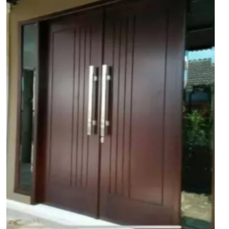 Daun pintu jati tua reques