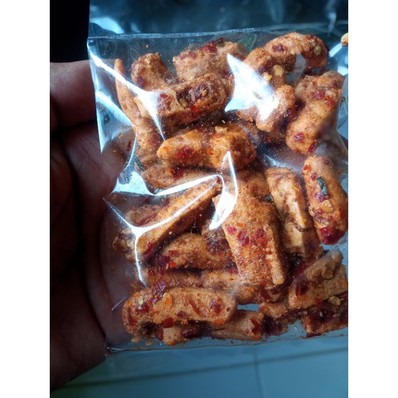 

BASRENG KRIUK PEDAS GURIH DAUN JERUK KEMASAN EKONOMIS