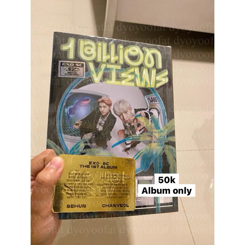 ALBUM ONLY EXO SC 1 BILLION VIEWS