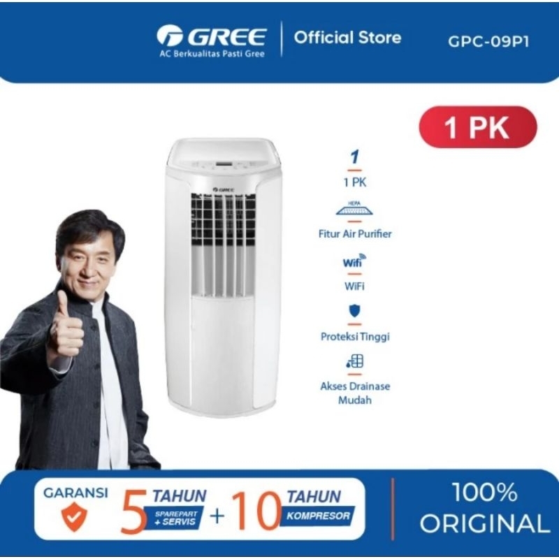 AC GREE PORTABLE 1 PK GPC-09P1 AC GREE PORTABLE 1PK 09P1