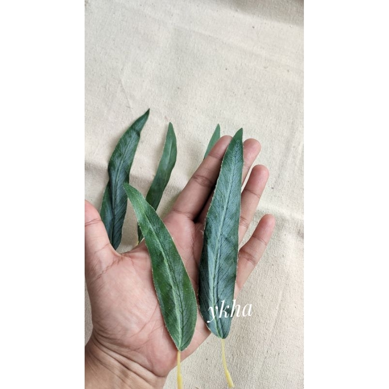 Daun Plastik Daun Hias Daun Filler Daun Satuan Hiasan Mahar Hiasan Seserahan
