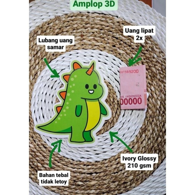 

amplop lebaran 3D karaketer