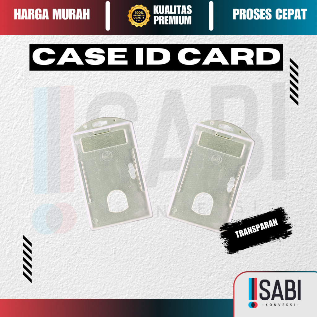 CASING ID CARD TRANSPARAN