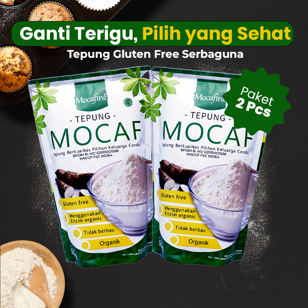 

Tepung Gluten Free Serbaguna - 2 Pcs - 500 Gr - Sempurna untuk pengganti terigu