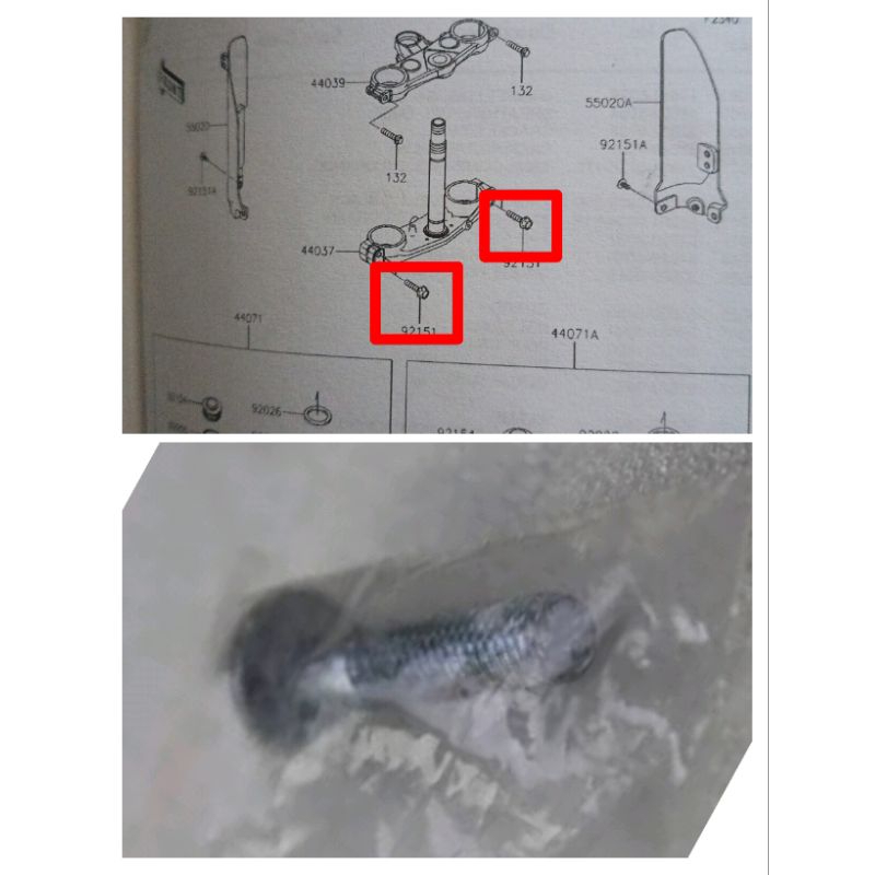 BAUT/BAUD SOK/SHOCK DEPAN USD KLX BF DTRACKER BF ORIGINAL