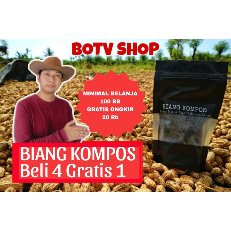 BIANG KOMPOS PEMBENAH TANAH GRATIS ONGKIR ( Beli 4 gratis 1 ) | Untuk komunitas BOTV