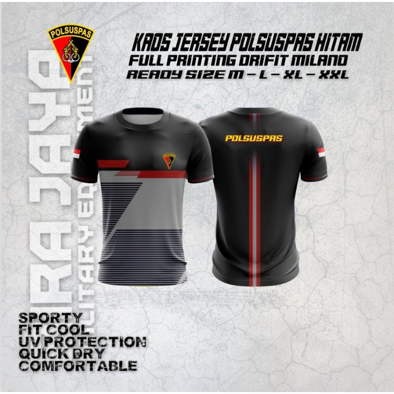 Kaos Jersey polsuspas Fullprinting Terbaru / Kaos POLSUSPAS / Kaos Jersey POLSUSPAS